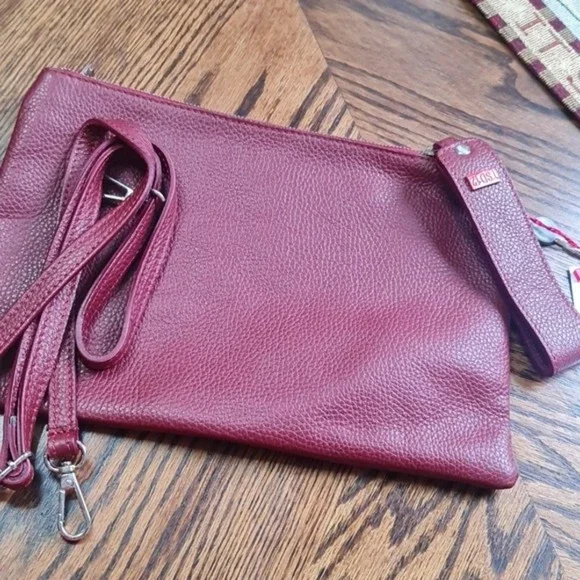 Genuine Red Clutch/Crossbody by TSD12 NWTs - Picture 9 of 11